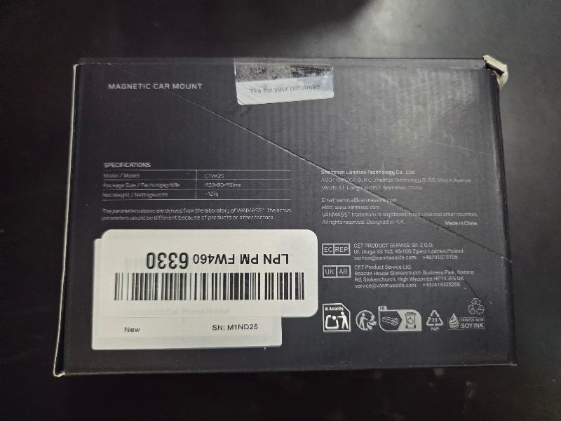 Photo 1 of ?Military-Grade?VANMASS for MagSafe Car Mount?Upgraded Strongest Magnetic&Suction?Phone Holder Cell Stand for Dashboard Windshield Vent, Tesla Truck Cradle for iPhone 17 Pro Max 16 15 14 13 12 Android