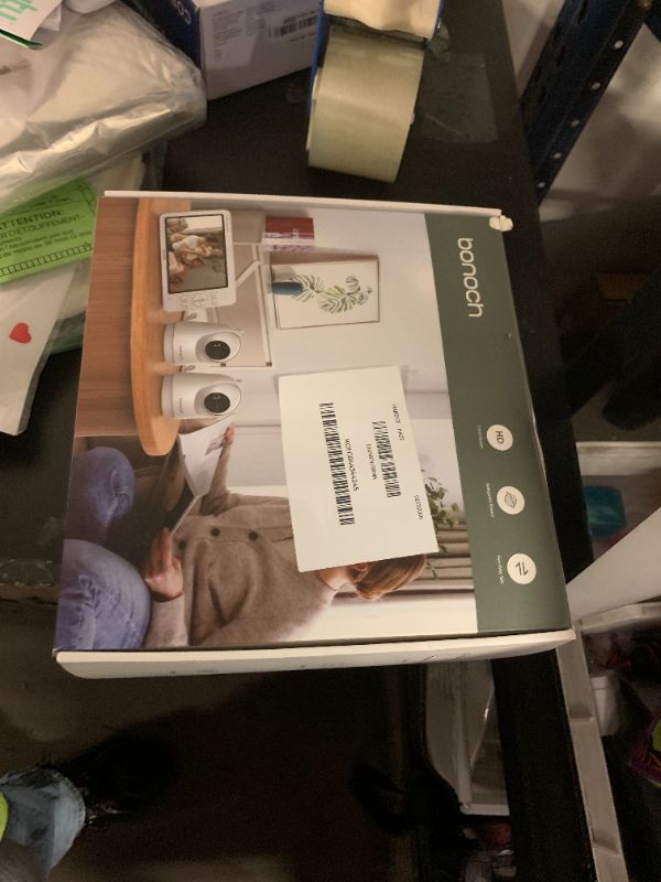 Photo 1 of bonoch Upgraded 1080P Baby Monitor with 2 Cameras, 7" MegaView Split Screen Baby Monitor No WiFi, Dual Video Monitor with Camera and Audio, 6000mAh, White Noise, 2 Way Audio, PTZ, Night Vision