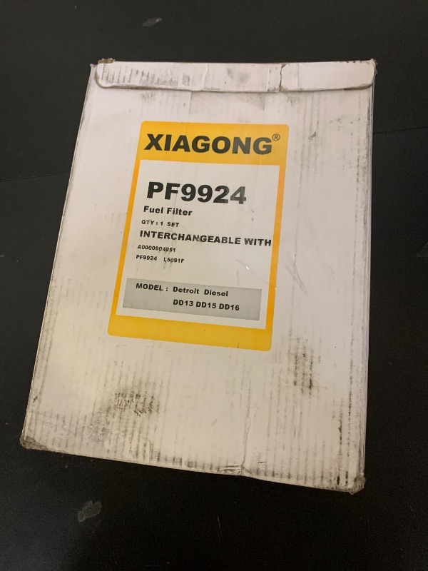 Photo 1 of PF9924 Fuel Filter Kit Compatible with Detroit Diesel DD13 12.8L DD15 14.8L DD16 15.6L Engines Pack of 1 set Replaces A0000904251 PF9806 33849 FK48555 P550954 L5091F FK48556 ? Pack of 1 set ?
