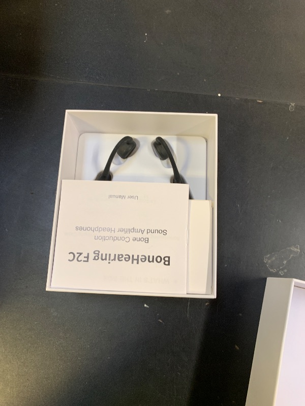 Photo 1 of BD-F2H Bone Conduction hearing amplifier for Seniors, 5-Level Memory Volume, IPX5 Waterproof - personal hearing amplifier with the latest Bluetooth (BT) 5.3 technology open ear headphones
