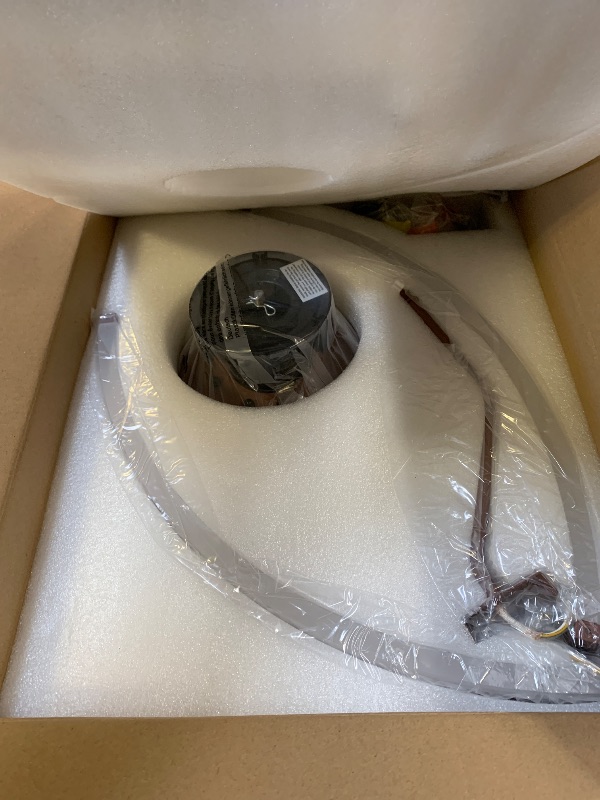 Photo 1 of ZMISHIBO 24 Inch Ceiling Fans with Lights and Remote, Modern Low Profile Ceiling Fan, 3000-6000K Dimmable Flush Mount LED Fan Light, 6 Wind Speeds, Fandelier Ceiling Fans for Bedroom- Brown