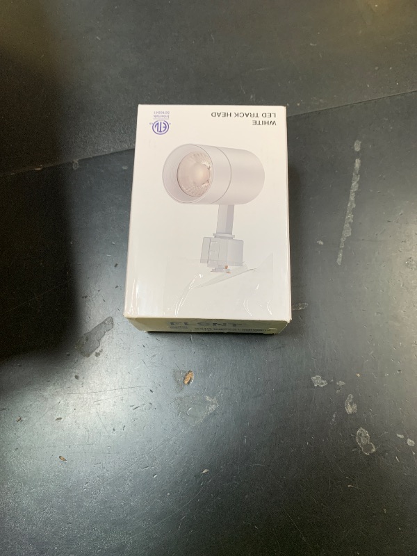 Photo 1 of FLSNT LED Cylinder Track Lighting Heads for 2-Wire-1 Compatible Juno Track, 12W (75W Equiv.) Dimmable 24° Spotlight LED Track Light Head, CRI90, 800LM, 3000K Soft White, White