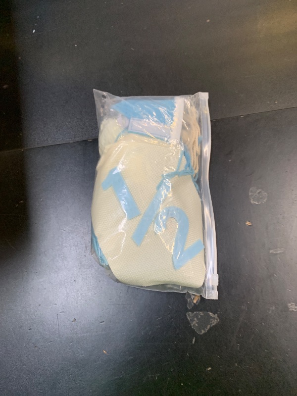 Photo 1 of 1/2 Birthday Boy High Chair Banner - 3PCS Half Birthday Decorations with Crown Birthday Hat Cake Candle, Half Way To One Decorations Kit for Baby Boy 6 Month Party Photoshoot Props?Blue?