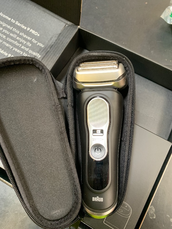 Photo 1 of Braun Series 9 PRO+ Electric Shaver, Pro SensoAdapt, 6in1 SmartCare Center, Wet & Dry Razor, 9660CCPS, Black