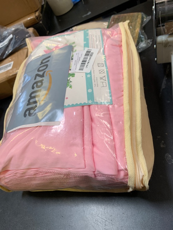 Photo 1 of 30 ft x 10 ft Wrinkle Free Baby Pink Backdrop Curtain for Parties, 6 Panels 5ftx10ft Thick Polyester Photo Backdrop Drapes for Baby Shower Birthday Party Photography Wedding Backdrop Stand