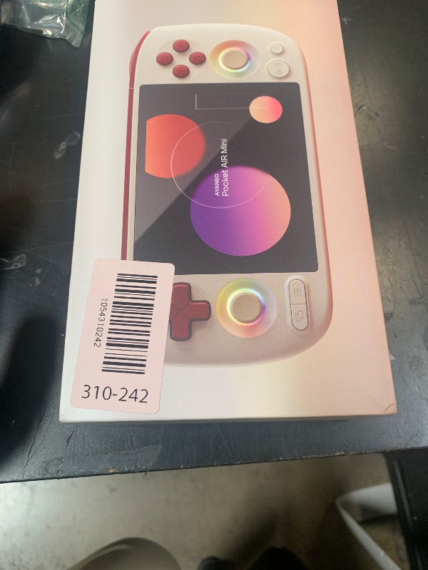 Photo 1 of AYANEO Pocket AIR Mini Android Handheld Game Console - 4.2" HD 4:3 Retro Gaming Screen, MTK G99 Octa-Core, Hall Effect Joystick & Triggers, Portable Gaming Device (Retro White, 2G+32G)