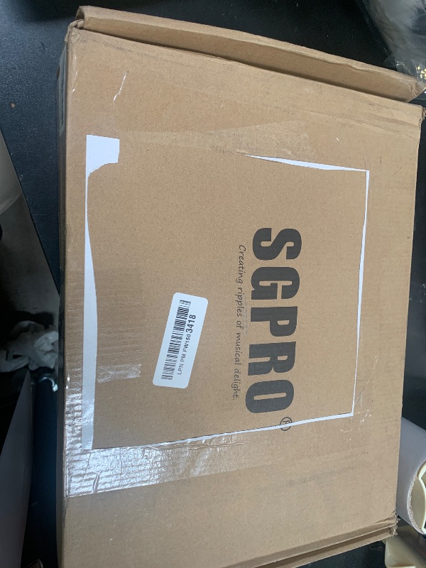 Photo 1 of SGPRO Dual Channel Wireless Microphone System - UHF Handheld, Bodypack, Head-Worn & Lavalier Mics for Live Performance, Karaoke, DJ, Church, Classroom & PA Systems (D-332HB)