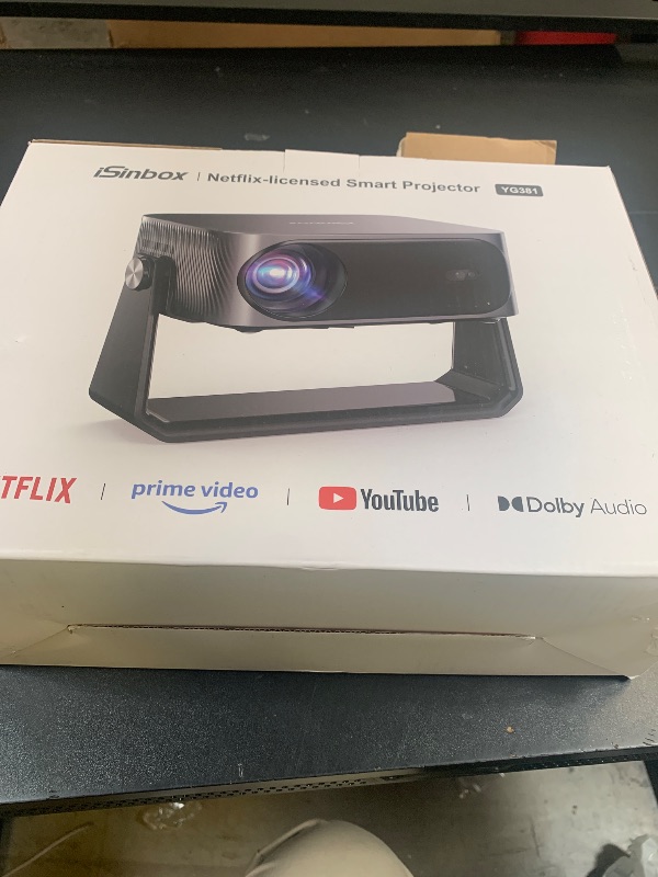 Photo 1 of [2000 ANSI/Auto Focus & Keystone/Built-in APP] 4K Outdoor Projector with Wifi and Bluetooth, Smart Portable Projector with Built in Apps YouTube/PrimeVideo & Dolby, Home Theater Projector with HDR10+