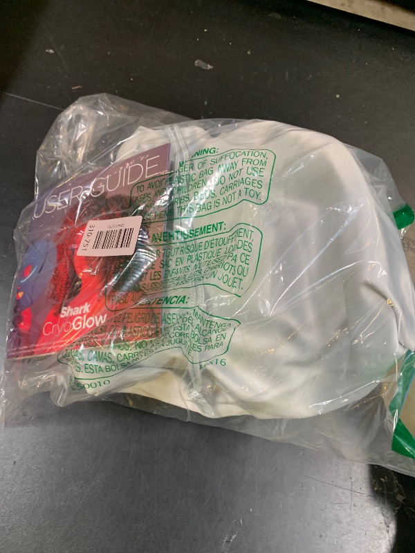 Photo 1 of Shark CryoGlow LED Face Mask with Under-Eye Cooling, Anti-Ageing & Blemish Repair, Red & Blue LED, Infrared Light Therapy, USB-C, Remote Control, Storage Bag, Blue Frost, FW312