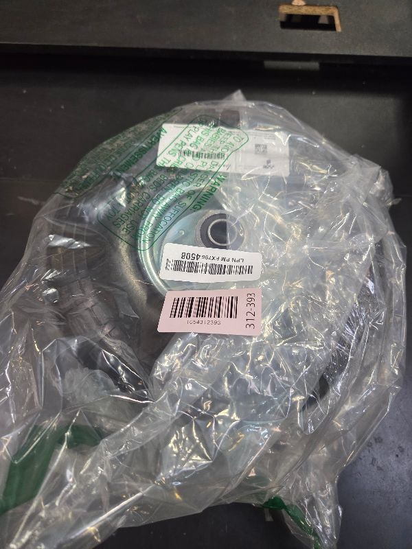 Photo 1 of AR-PRO (2-Pack) 10-Inch Solid Rubber Tire Wheels - Replacement 4.10/3.50-4" Flat Free Tire with 5/8" Bearings, 2.2" Offset Hub - Compatible with Hand Truck, Wheelbarrow, Dolly, Gorilla Carts