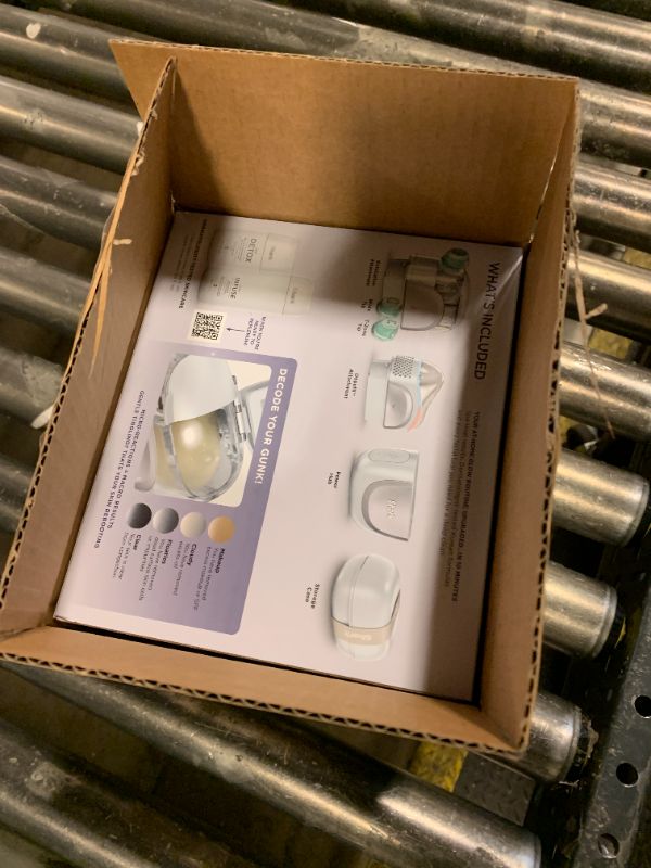 Photo 1 of Shark FacialPro Glow at-Home Hydro-Powered Facial System with DePuffi Hot & Cold Therapy – Professional Spa Skincare Device for Pore Cleansing, Hydration, & Radiant Glow, Blue, FH320