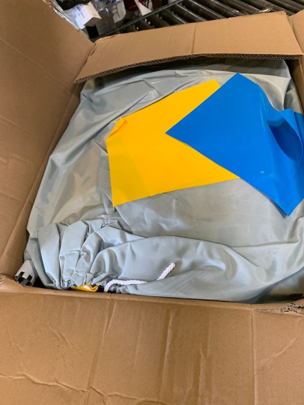 Photo 1 of Inflatable Water Trampoline for Lake,10FT/12FT Floating Water Trampoline for Adults Portable Bounce Swim Platform with Electric Pump and Rope Ladder (Blue+Green, 10FT)