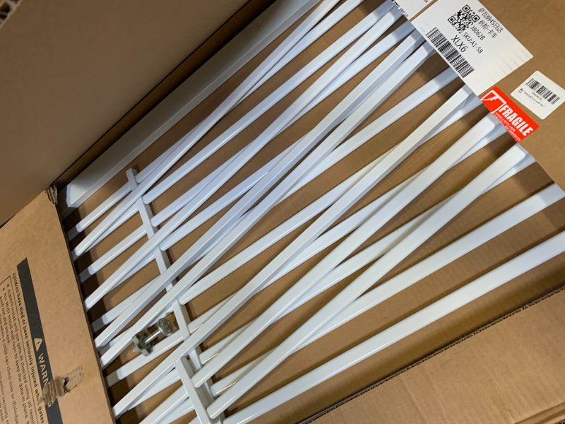 Photo 1 of **INCOMPLETE, NO INSTRUCTIONS* SHYUJAJIE 71 Inch Extra Tall Pet Gate for Cats, 29.5-43" Adjustable Wide Dog Gates, Pressure Mounted Walk Through Tall Cat Gate for Doorways,Hallway,Stairs,House?White?