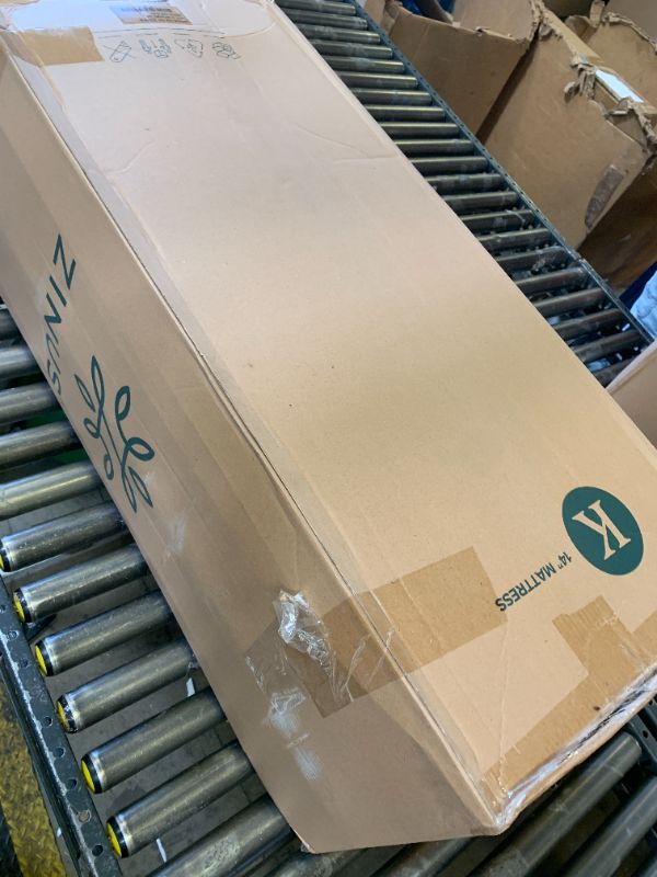 Photo 1 of Zinus Lumbar+ Premium 14 Inch Memory Foam Mattress, Lumbar Support, Targeted Pressure Relief, Cooling Gel and Green Tea, Cool-to-The-Touch Cover, Medium Firm Feel, CertiPUR US Certified, King