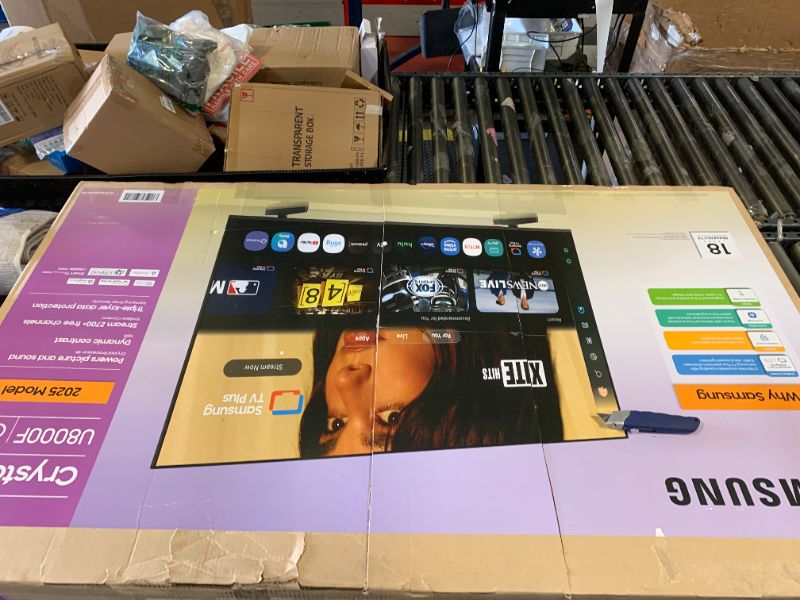 Photo 1 of Samsung 65-Inch Class Crystal UHD U8000F 4K Smart TV (2025 Model) Endless Free Content, Crystal Processor 4K, MetalStream Design, Knox Security, Alexa Built-in