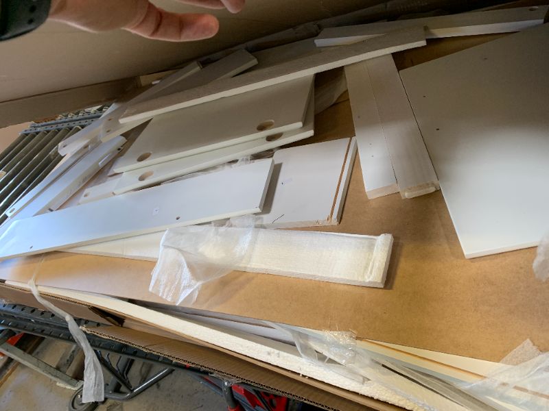 Photo 1 of Design House Concord 72 Inch Bathroom Vanity, Ready to Assemble, Solid Wood, White – Design House, 541086