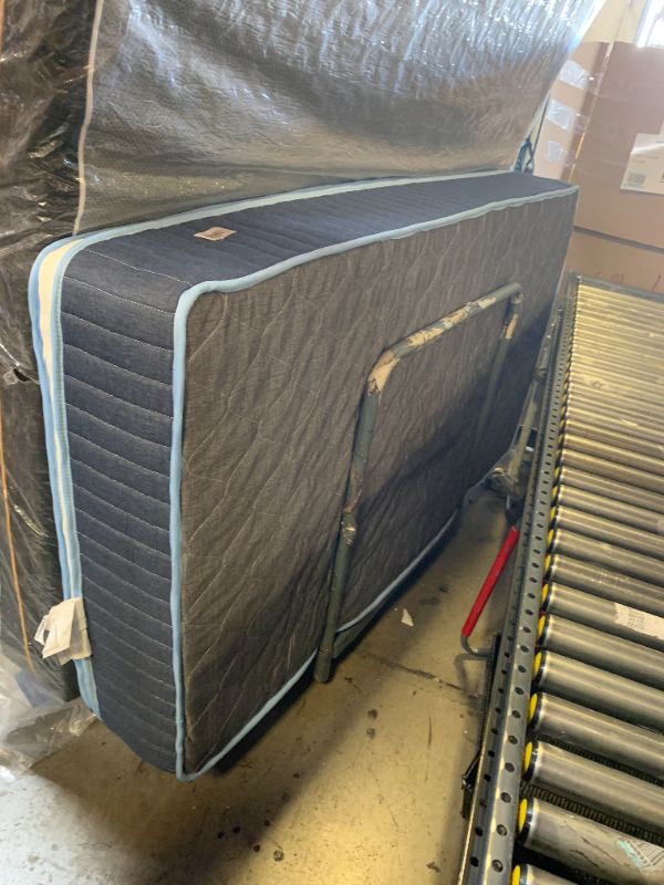 Photo 1 of EGOHOME 12 Inch Hybrid Mattress, Twin Mattress in a Box, Fiberglass Free, Just Right Medium Feel, Enhanced Motion Isolation & Edge Support, CertiPUR-US Certified, 38"x75"