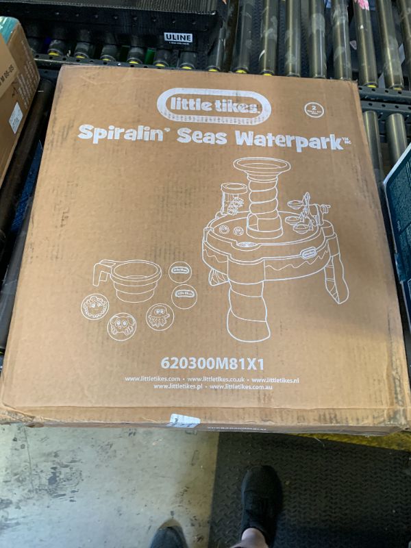 Photo 1 of Little Tikes Spiralin' Seas Waterpark Play Table, Multicolor