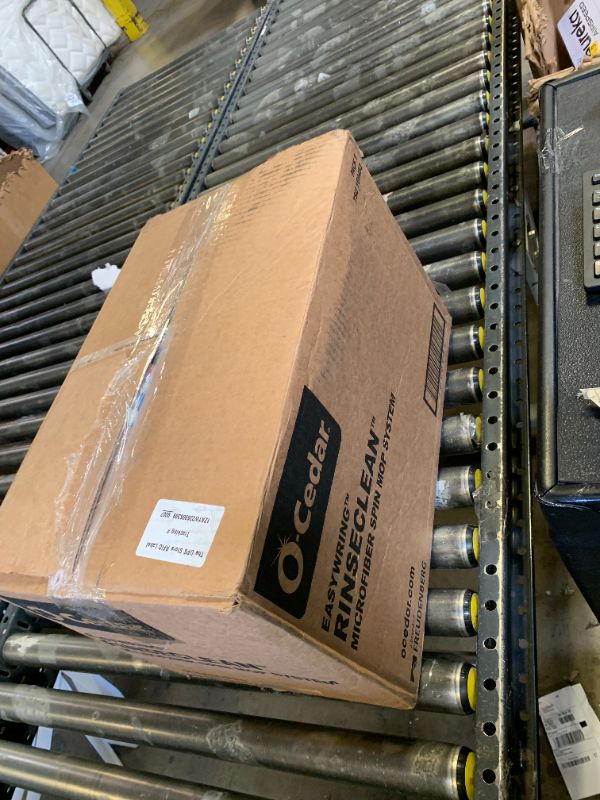 Photo 1 of O-Cedar RinseClean Spin Mop & Bucket System | Clean with Water | Removes 99% of Bacteria