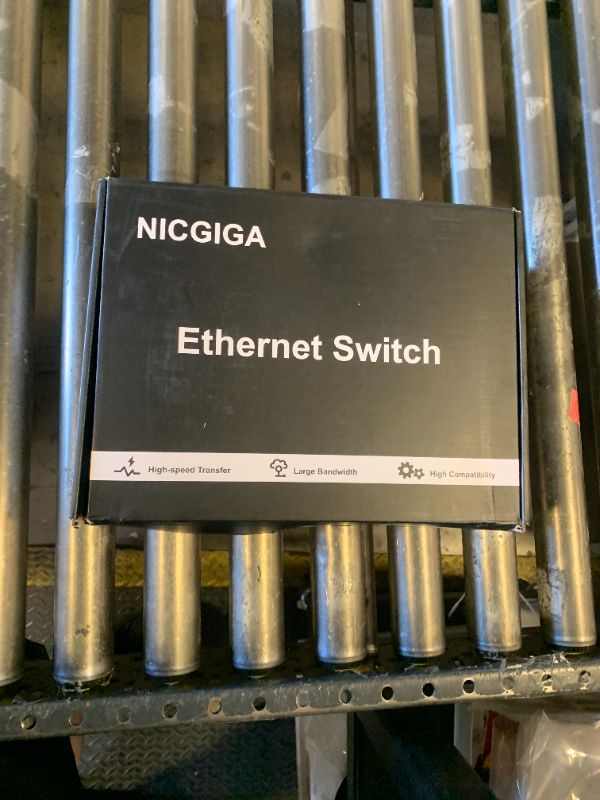 Photo 1 of 8 Port 10G Ethernet Switch Unmanaged,with 8X 10Gb Base-T Ports, NICGIGA 10Gbps Network Switch Easy for 10G NAS,PC,WiFi7 Router,10G Adapter/NIC. Desktop or 19-inch Rack Mount, Plug and Play.