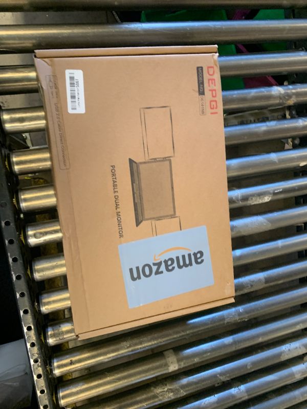 Photo 1 of DEPGI 14" Laptop Screen Extender, 1200P FHD One Cable Connect Portable Triple Monitor, Dual Screen Monitor Fits 13"-17.3" Laptop with Stand for MacOS/Windows