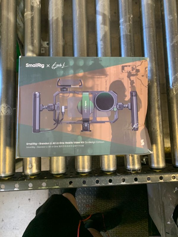 Photo 1 of SmallRig x Brandon Li All-in-One Mobile Video Kit, Quick Release Universal Phone Video Rig Kit for iPhone for Samsung for Pixel, with Wireless Rotatable Handles for M.2 SSD w 67mm VND Filter - 4596