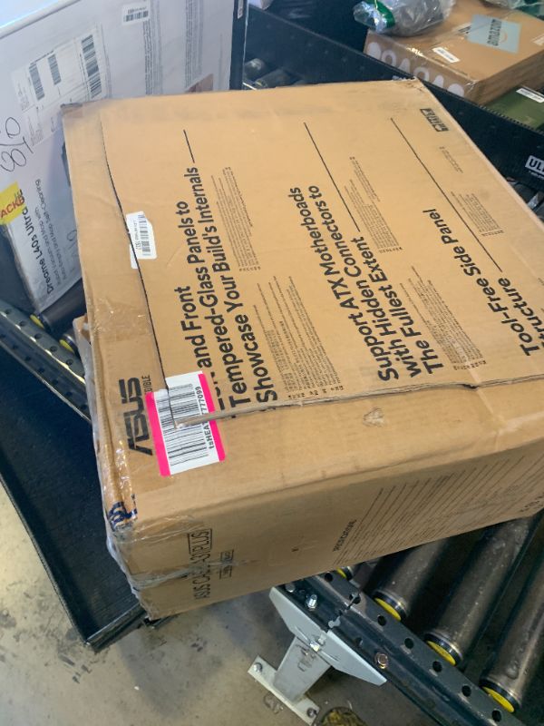 Photo 1 of ASUS A31 PLUS Black ATX pc case (hidden-connector motherboards, 360mm radiators and 380mm graphics cards, four pre-installed ARGB fans, clean cable management)