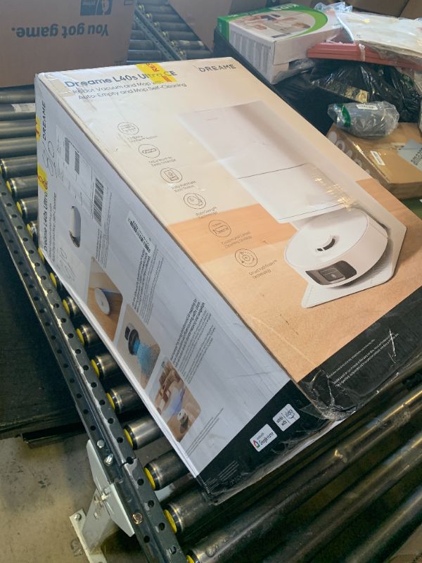 Photo 1 of Shark RV2610WA AI Ultra 2in1 Robot Vacuum & Mop with Sonic Mopping, Matrix Clean, Home Mapping, HEPA Bagless Self Empty Base, CleanEdge Technology, for Pet Hair, WiFi, Black/Silver (Renewed)