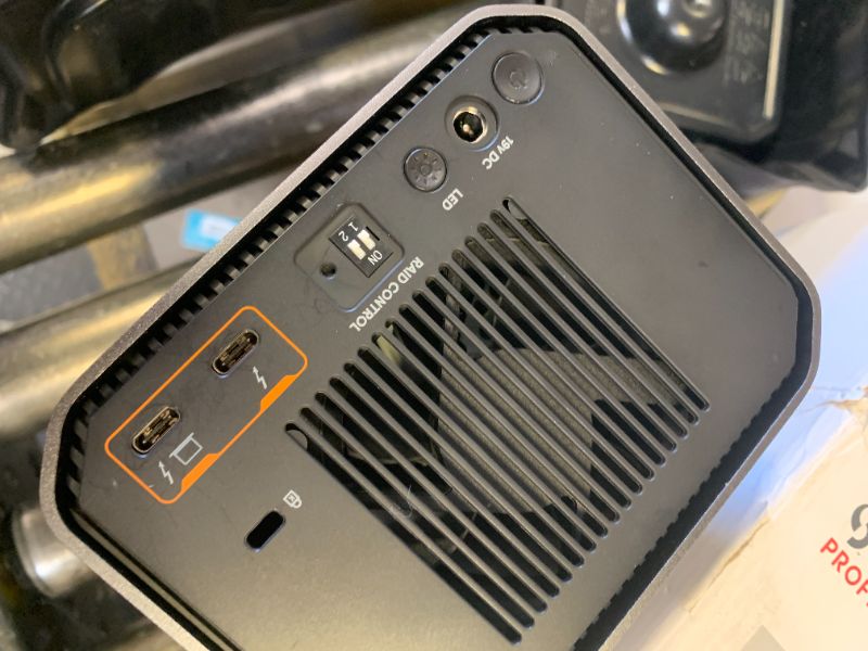 Photo 1 of SanDisk Professional 24TB G-RAID Mirror - External HDD, RAID with Redundancy, Thunderbolt 3, USB (10Gbps), 7200RPM Ultrastar Hard Drive, Up to 250MB/s Read in RAID 1 - SDPHH2H-024T-NBAAD