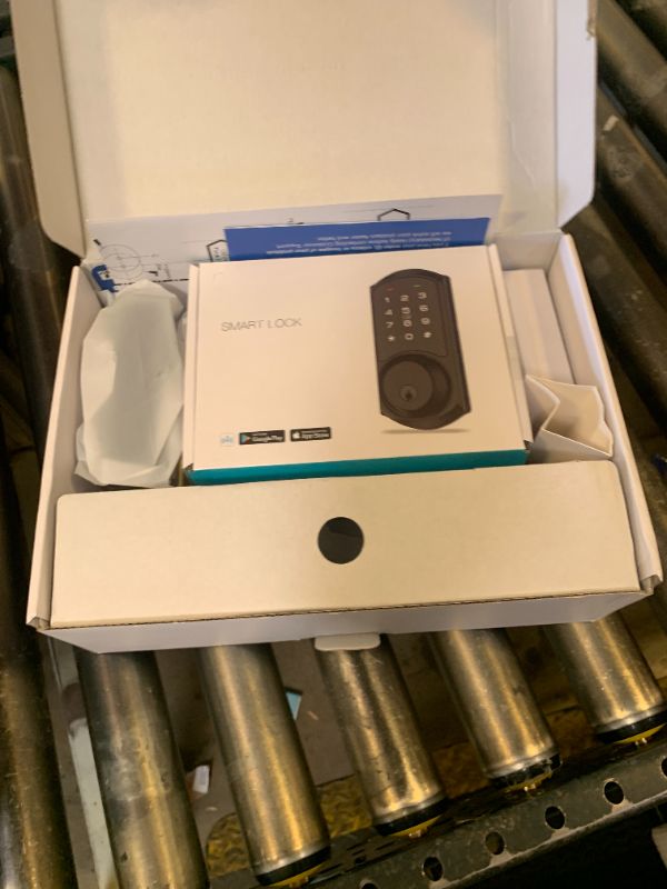 Photo 1 of Veise VE06-H Smart Front Door Lock Set, App Control, Keyless Entry Deadbolt with Lever Handle, Electronic Digital Touchscreen Keypad, Auto Lock, Easy Install, Matte Black