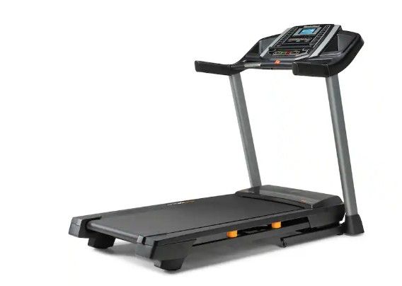 Photo 1 of NordicTrack - T 6.5 S; Treadmill for Running and Walking with 5” Display and SpaceSaver Design - Black
