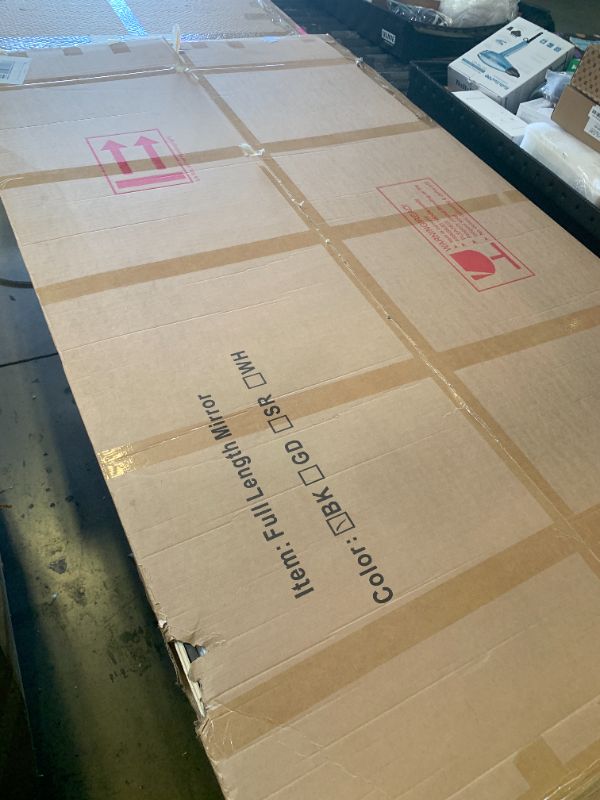 Photo 1 of gold full length mirror