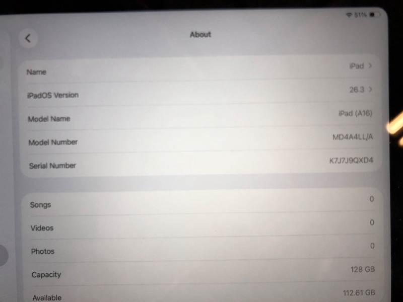 Photo 1 of Apple iPad 11-inch: A16 chip, 11-inch Model, Liquid Retina Display, 128GB, Wi-Fi 6, 12MP Front/12MP Back Camera, Touch ID, All-Day Battery Life — Blue