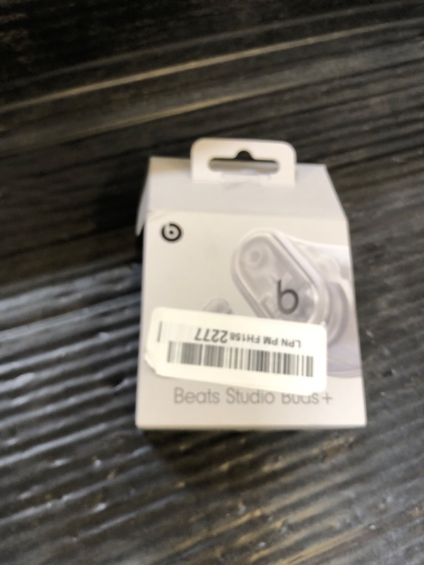 Photo 1 of *****NONFUNCTIONAL PARTS ONLY******
Beats Studio Buds + | True Wireless Noise Cancelling Earbuds, Enhanced Apple & Android Compatibility, Built-in Microphone, Sweat Resistant Bluetooth Headphones, Spatial Audio - Transparent*****NONFUNCTIONAL PARTS ONLY**