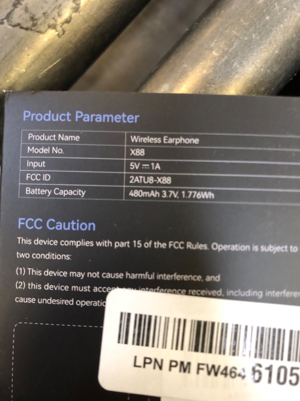 Photo 1 of Active Noise Cancelling Ear Buds Wireless 80 Hrs Playtime Hi-Res Stereo Quality Earbuds with Transparency Mode Bluetooth Headphones with Earhooks Sports ANC Earphones for Running Working Travel