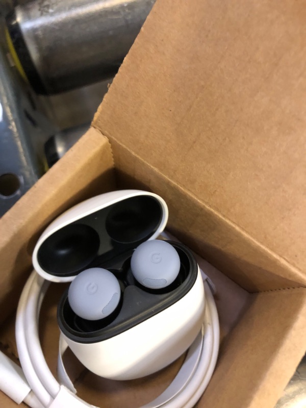 Photo 1 of Google Pixel Buds Pro 2 - Wireless Bluetooth Earbuds with Pro-Level Active Noise Cancellation - Built for Gemini AI Assistant - Moonstone (2025 Model)