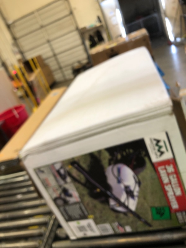 Photo 1 of Master Mfg 36-Gallon Premium Pull-Behind Trailer Broadcast Sprayer - 10ft Swath, 3.0GPM, 60PSI Max