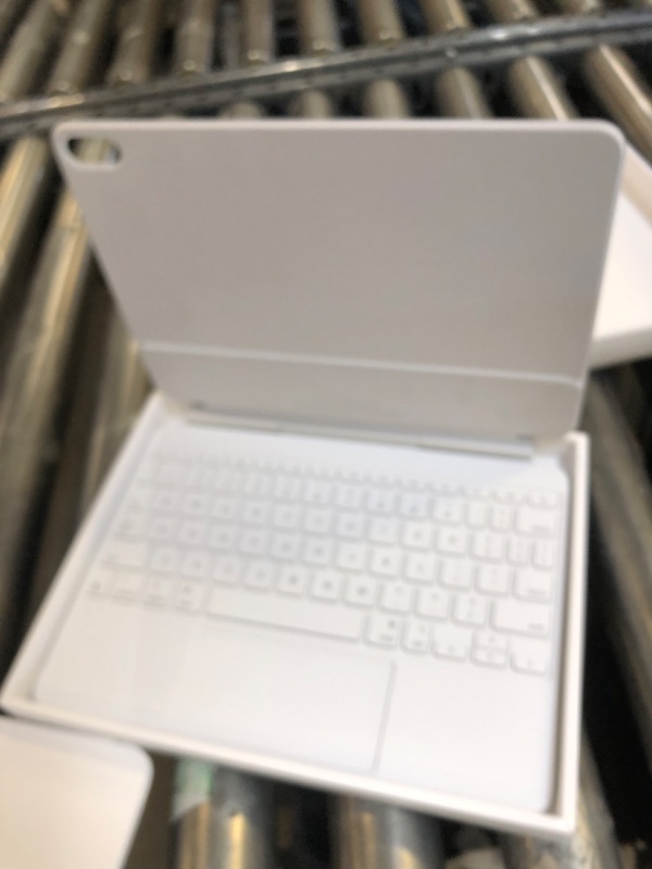 Photo 1 of Apple Magic Keyboard: Keyboard and Case for iPad Air 11-inch (M2 and M3) and iPad Air (4th and 5th Generation), US English — White