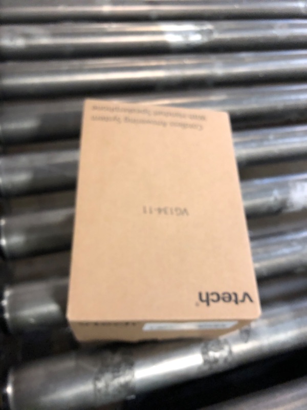 Photo 1 of [New] VTech VG134-11 DECT 6.0 Cordless Home Phone with Bluetooth Connection, Digital Answering Machine, Backlit Display,Full Duplex Speakerphone, Caller ID/Call Waiting,1000 ft Range (Black)