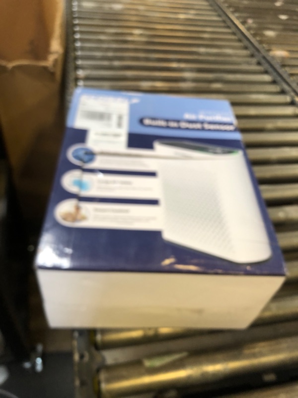 Photo 1 of Smart Air Purifiers for Large Room, Cleans 2,400 ft² in 30 Mins, 3-Stage True HEPA, 360° Airflow, Smart WiFi App Control, Real-Time Air Quality (PM2.5) Display, Ultra-Quiet 20dB Sleep Mode, HAP602WF