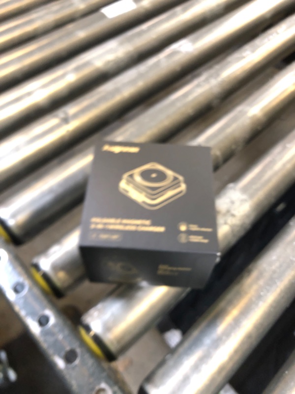 Photo 1 of ?2026 Upgraded?Wireless Charger 3 in 1, Foldable Wireless Charging Station with Night Light for Apple MagSafe Charger, Travel Magnetic Charger Stand, Nightstand Fast 15W Charging Station (20W Adapter)