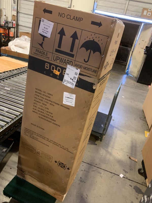 Photo 1 of BODEGACOOLER Beverage Refrigerator and Cooler, 6.34 Cu. Ft Commercial Refrigerators for Drink, Beer, Tall Commercial Cooler for Beer, Soda, Single Door Display fridge