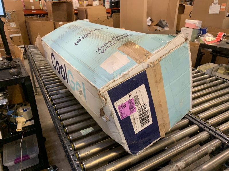 Photo 1 of Cool Gel Chill 14 Inch Medium Firm Memory Foam Mattress King Size, with 2 Bonus Cool Gel Memory Foam Bed Pillows, 14" with Pressure Relief, CertiPUR-US Certified, Cooling King Mattress in a Box