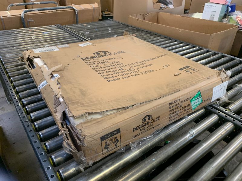 Photo 1 of Sink Base Cabinet RTA, Solid Wood Frame 34.5" Height Bath Vanity with Soft Close Doors, 2 Doors 2 False Drawers for Kitchen Bathroom Office (NT-Origami White, 36" Width x 24" Depth x34-1/2" Height)