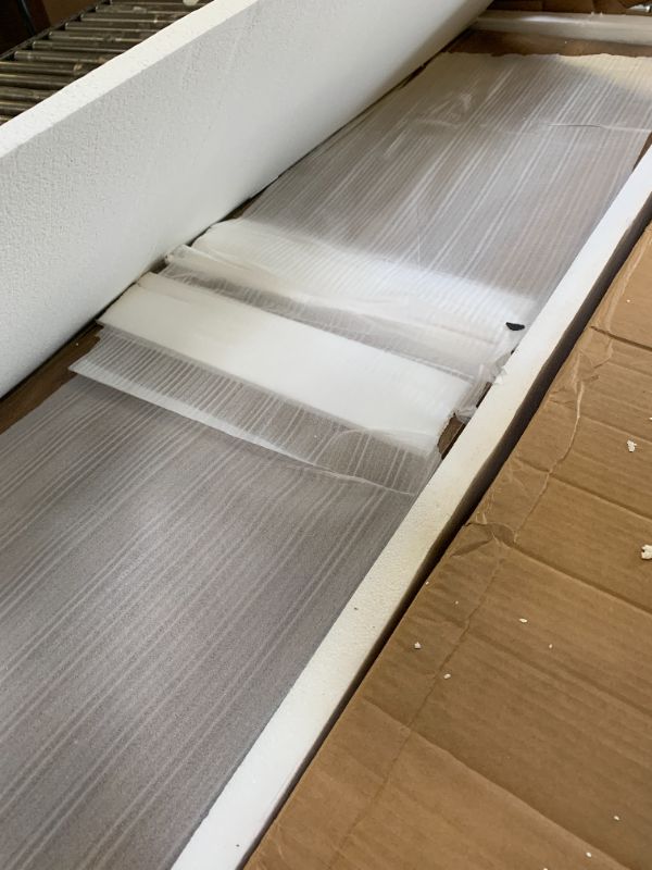 Photo 1 of Tribesigns 71 inch Executive Desk, L-Shaped Desk with Mobile File Cabinet, Executive Office Table with 2 Drawers and Storage Shelves, Business Furniture Workstation for Home Office, Grey and Black