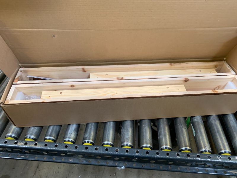 Photo 1 of ROOREVO Wall Floating Shelves, Rustic Wood Shelf for Wall Mounted - Wooden Handmade Shelves for Bathroom Kitchen Livingroom(Walnut, 36 Inch - 2 Pack)