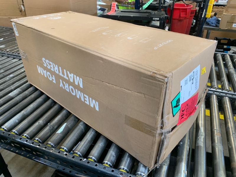 Photo 1 of EGOHOME 12 Inch Queen Mattress, Memory Foam Mattress in a Box with Cooling Green Tea Gel, Relieve Pressure with Medium Support, CertiPUR-US Certified, 80''L x 60''W, White