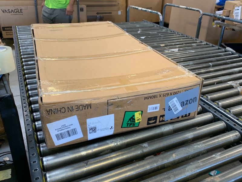 Photo 1 of TRAILVIBER Walking Pad Treadmill with 12% 9-Level Auto Incline, 450 lbs Capacity RGB LED Screen, Bluetooth Speaker Under Desk Treadmill, Compact Treadmills for Home Hiking, Black