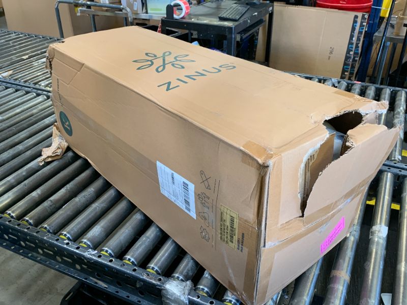 Photo 1 of Zinus 12 Inch King Green Tea Memory Foam Mattress [New Version], Fiberglass Free, Medium Firm Feel, Zoned Pressure Relief, Certified Safe Foams & Fabric, Mattress in A Box