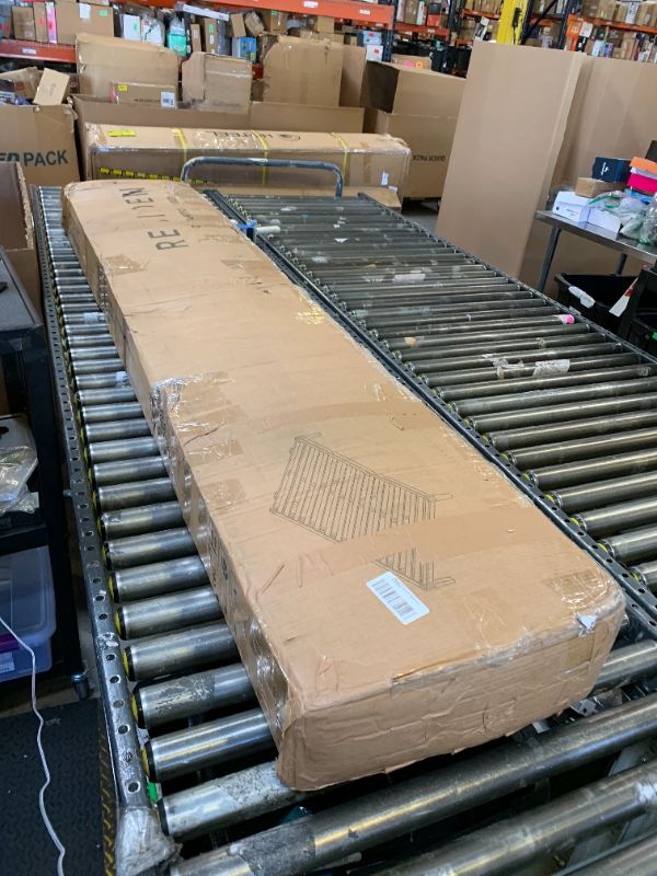 Photo 1 of Nectar Bamboo Platform Bed Frame - King - Walnut - Floating Center Support Legs - 12” Height - Easy Tool Free Set Up - Contemporary and Durable - Sturdy Wooden Support Slats - Holds Up to 800 Pounds